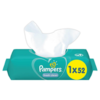 18 PAMPERS Fresh Clean, chusteczki pielęgnacyjne, 52 szt_