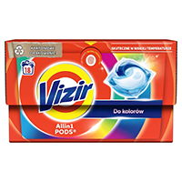 19 VIZIR All in 1 Color, kapsułki do prania, 18 W, 18 szt_