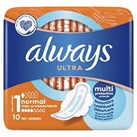 25 ALWAYS Ultra Normal, podpaski, 10 szt_