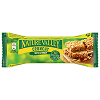 40 NATURE VALLEY Crunchy, płatki owsiane i miód, baton, 2 szt, 42 g