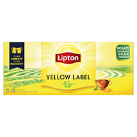 42 LIPTON Yellow Label, herbata, torebki, 25 szt_