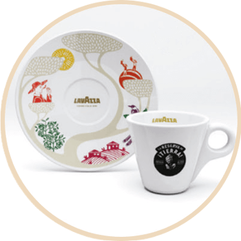 Filiżanka i spodek do ESPRESSOLA RESERVA DE ¡TIERRA! Filiżanka i spodek do ESPRESSOLA RESERVA DE ¡TIERRA!