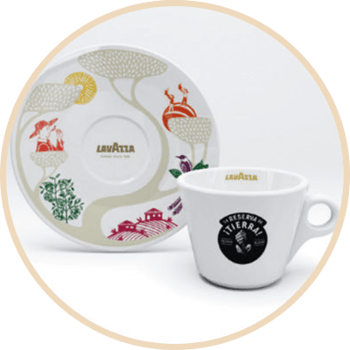 Filiżanka i spodek do CAPPUCCINO LA RESERVA DE ¡TIERRA! Filiżanka i spodek do CAPPUCCINO LA RESERVA DE ¡TIERRA!