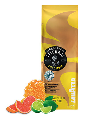 Opakowanie 226,8g. LA RESERVA DE ¡TIERRA! COLOMBIA 100% ARABICA FILTER Opakowanie 226,8g. LA RESERVA DE ¡TIERRA! COLOMBIA 100% ARABICA FILTER